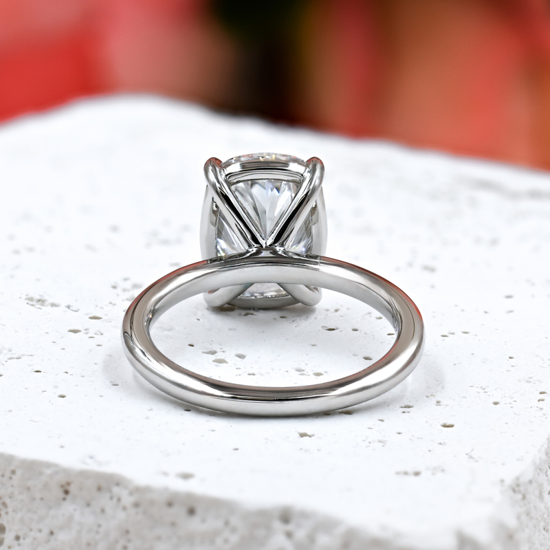 Platinum 3ct Elongated Cushion