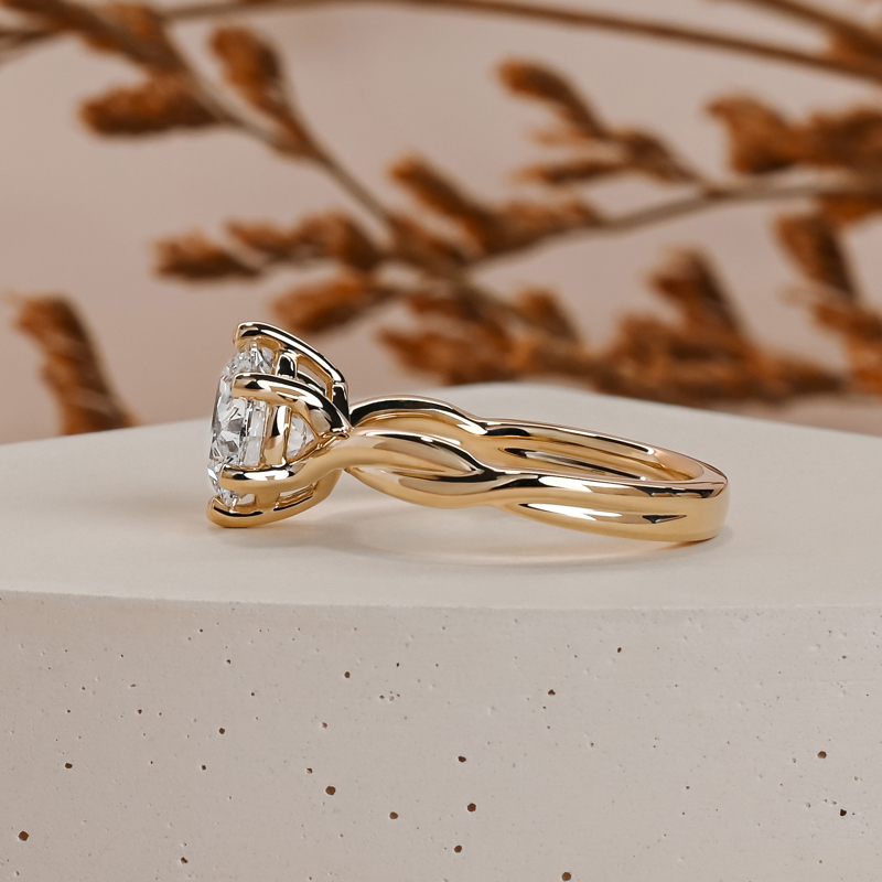 Custom 2ct Custom Six Prong Twist Solitaire