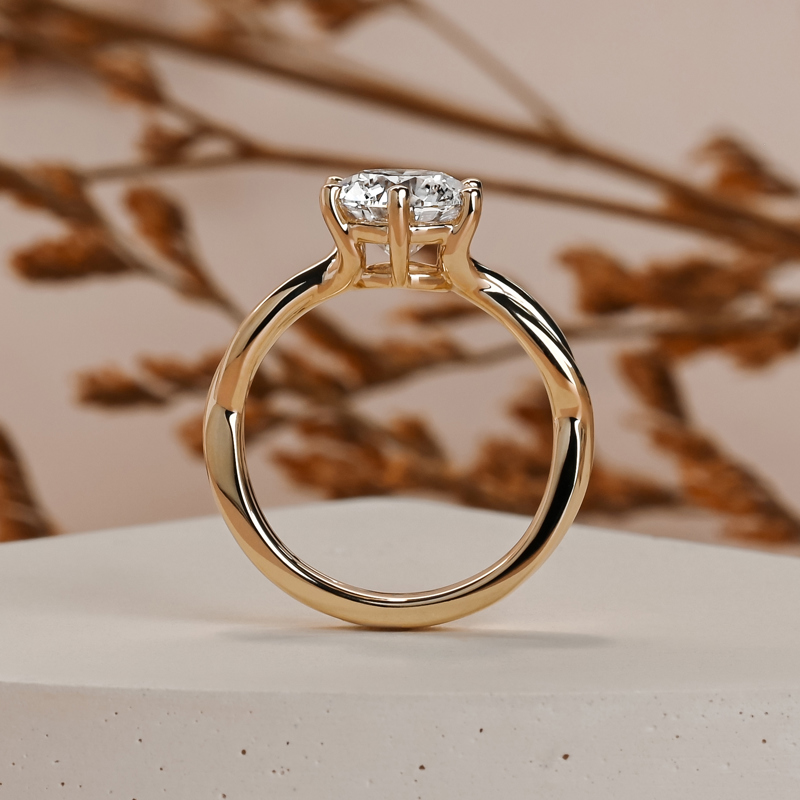 Custom 2ct Custom Six Prong Twist Solitaire