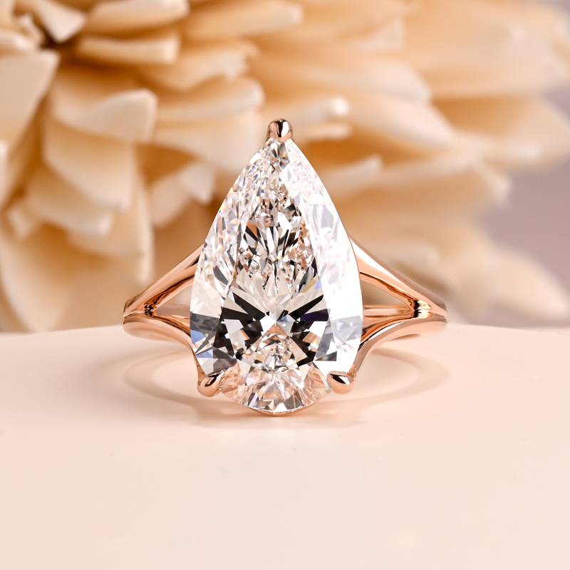 Rose Gold 6ct Pear