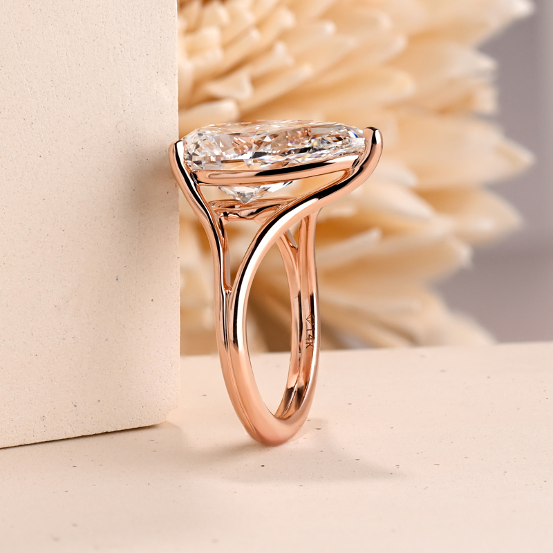 Rose Gold 6ct Pear