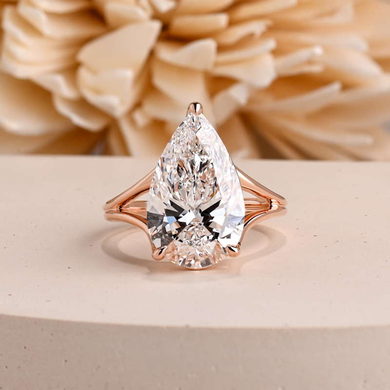 Rose Gold 6ct Pear