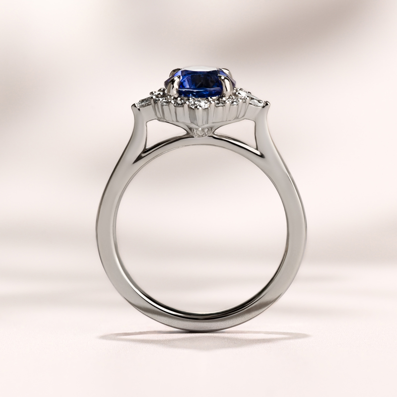 Lyric Ring I 1.68ct Round Ceylon Sapphire