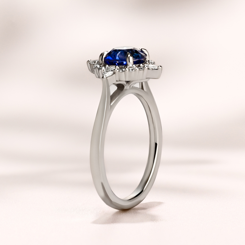 Lyric Ring I 1.68ct Round Ceylon Sapphire