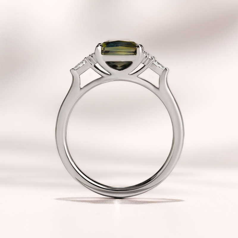 Savannah Ring I 1.63ct Teal Sapphire