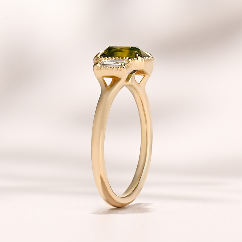 Meridian Ring I 1.73ct Teal Sapphire