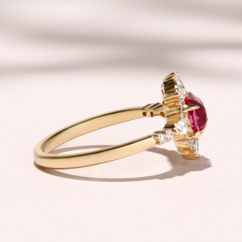 Monarch Ring I 1.52ct Cushion Pink Spinel