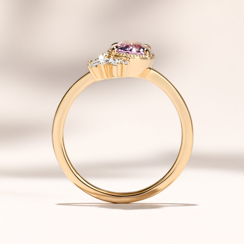 Floret Ring | 1.52ct Oval Pink Sapphire