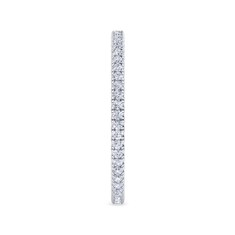 14K White Gold 1/4ctw Lab Grown Diamond Eternity Band